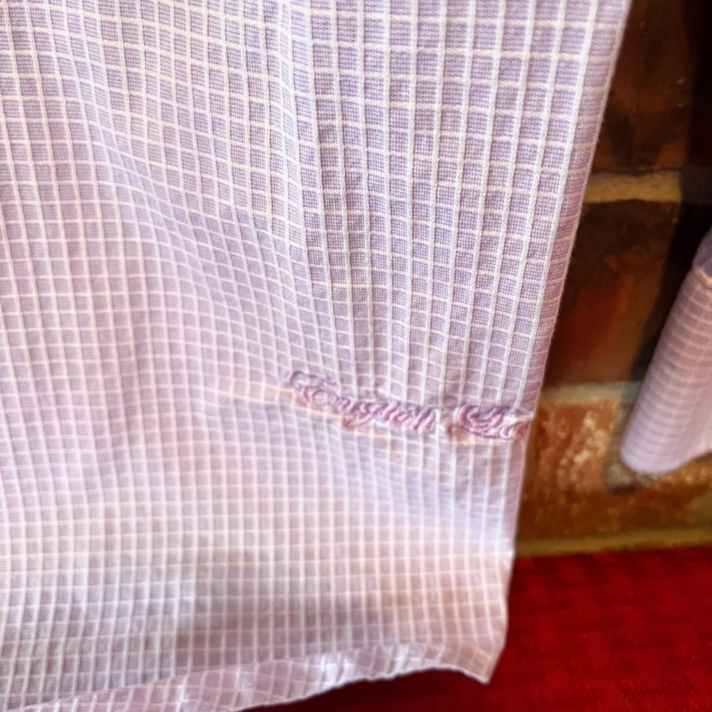 English Laundry Lavender Long Sleeve Button Up Men’s Shirt Size: 16 1/2 - Picture 4 of 7